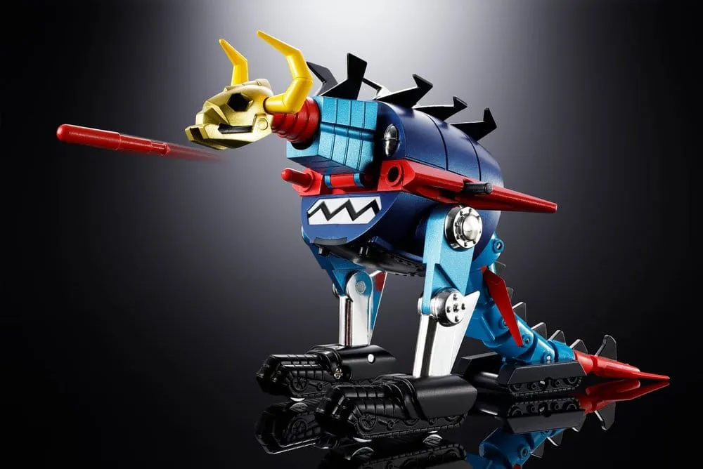 Dino Mech Gaiking Chogokin Action Figure Daikumaryu & Gaiking 20 cm